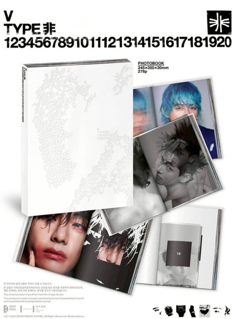BTS V テテ ‘TYPE 非’ 写真集ポスターセット 未開封