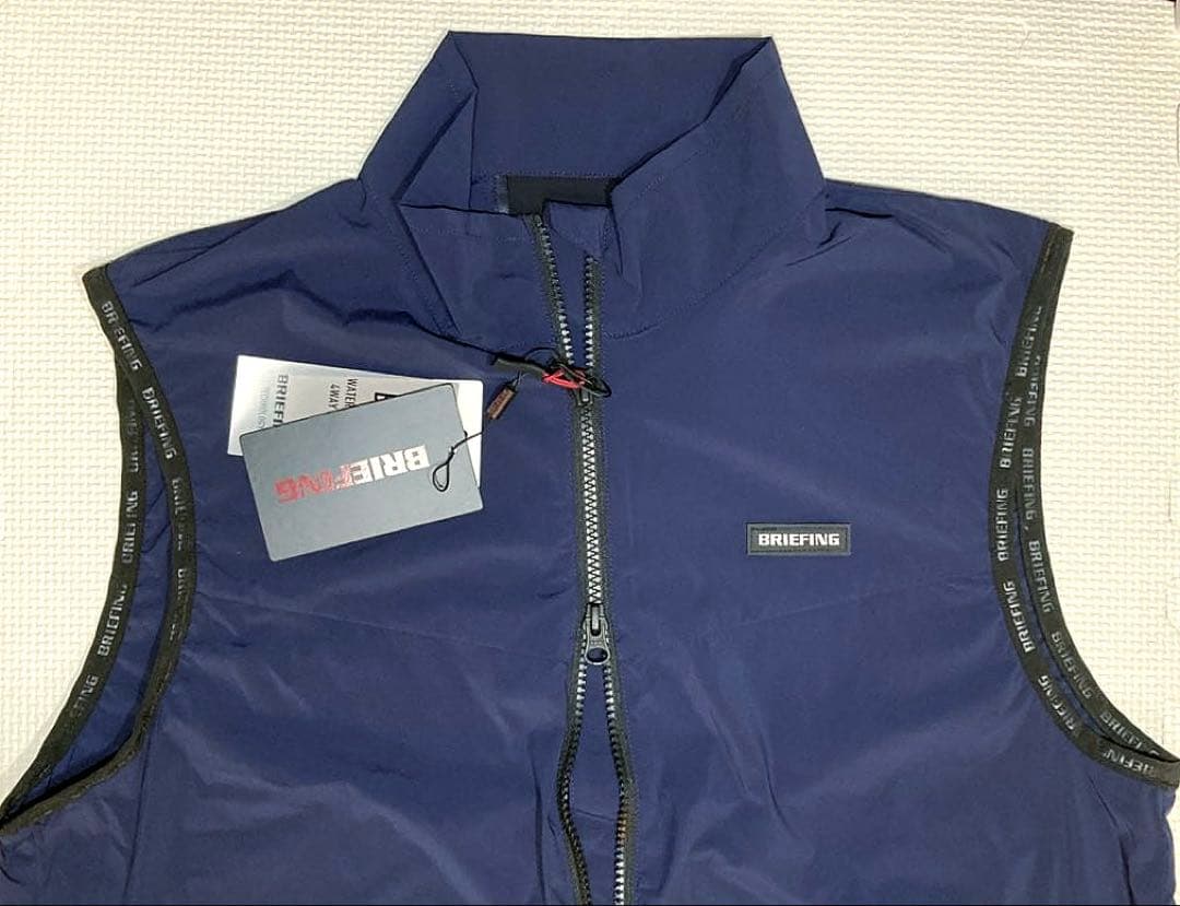 BRIEFING GOLF MS WIND VEST（NAVY／M）