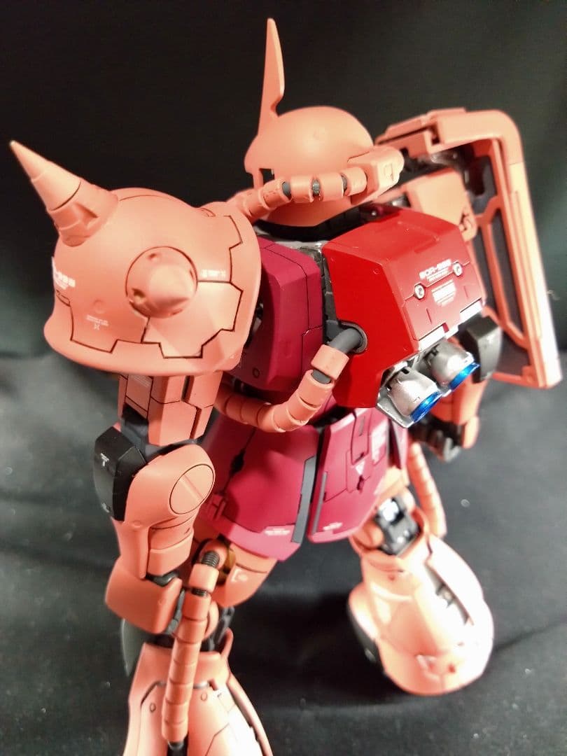 MG 1/100 MS-06S シャア専用ザクⅡ 改修塗装済完成品