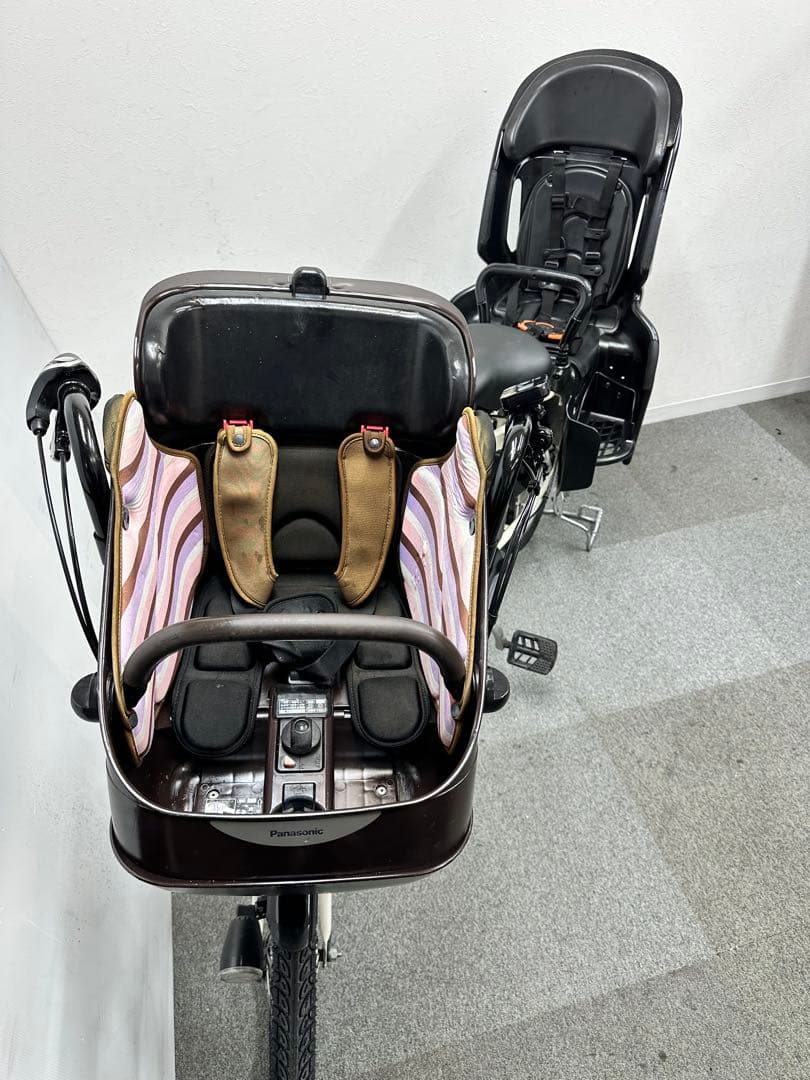 3人乗り電動アシスト自転車　パナソニックギュットミニ　子供乗せシート付き