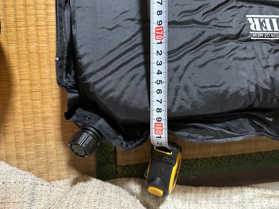FIRST FRONTIER 車中泊マット 9cm 自動膨張 連結