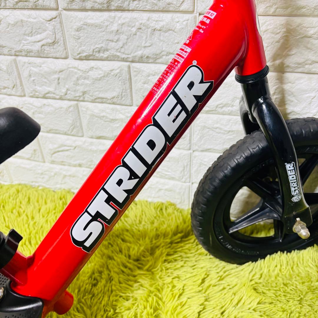 ストライダー STRIDER 12インチ レッド キックバイク　スポーツモデル