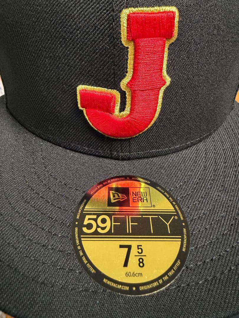 【海外限定】WBC2026ニューエラ 59FIFTY ブラックゴールド7.5/8