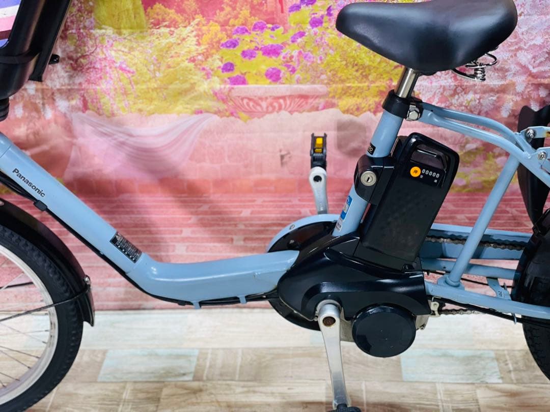 K2101 むん電動自転車パナソニック子供乗せ 20インチ 8Ah