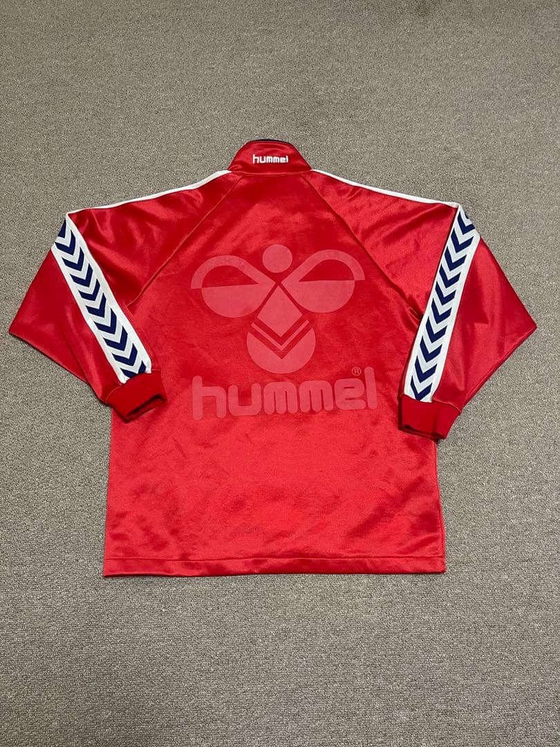 Denmark national team 赤 ジャケット DBUロゴ　Lサイズ