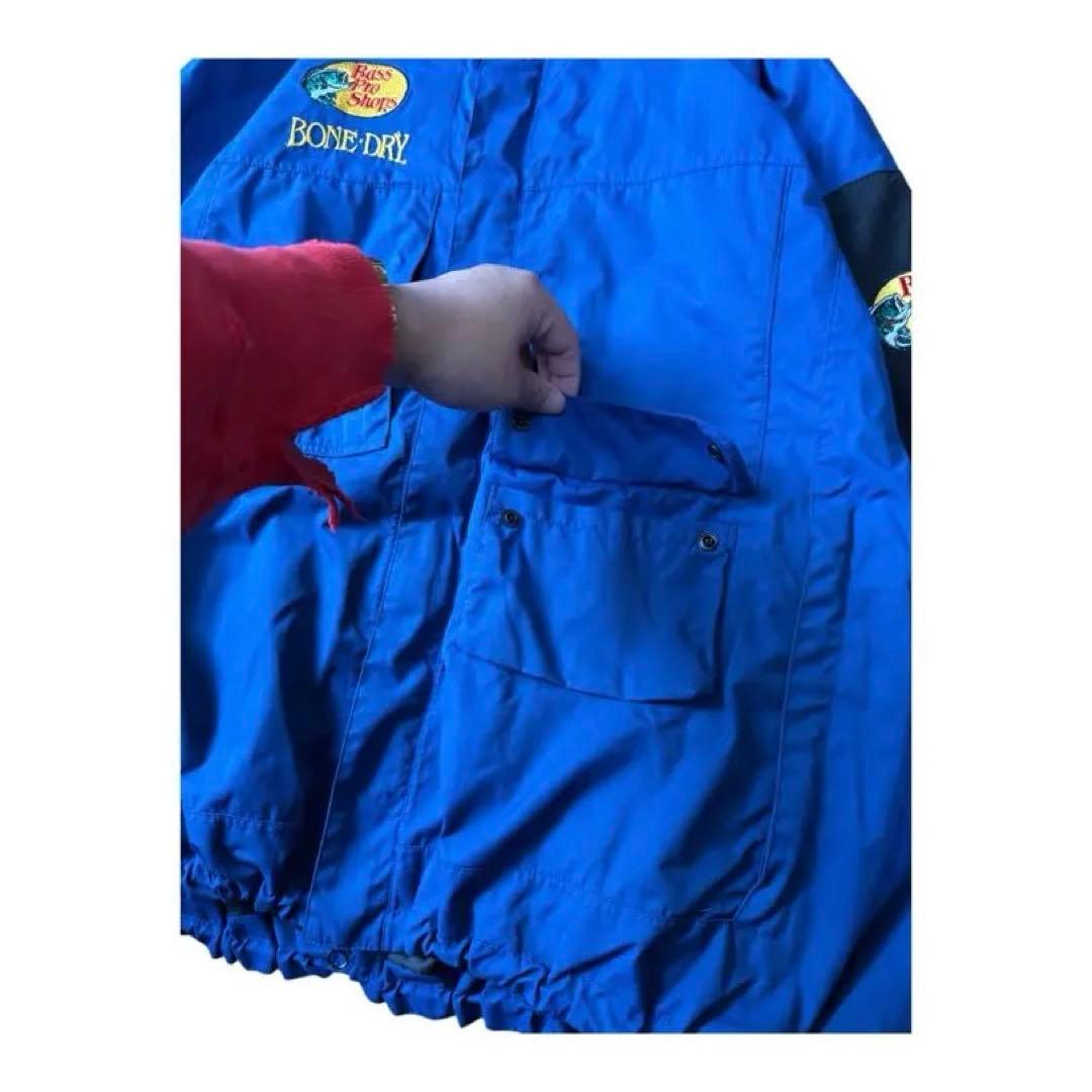90s Bass Pro Shops BONE-DRY アウトドア　ブルー　L