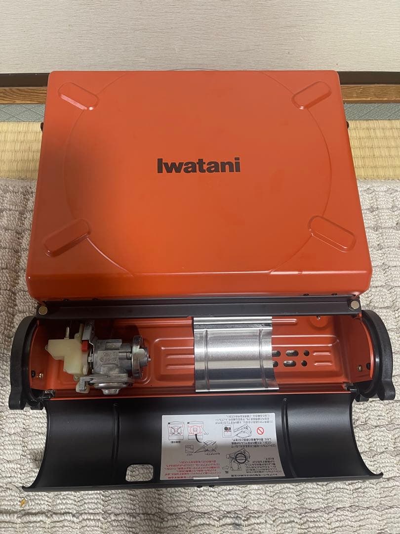 Iwatani アウトドアカセットコンロ オレンジ