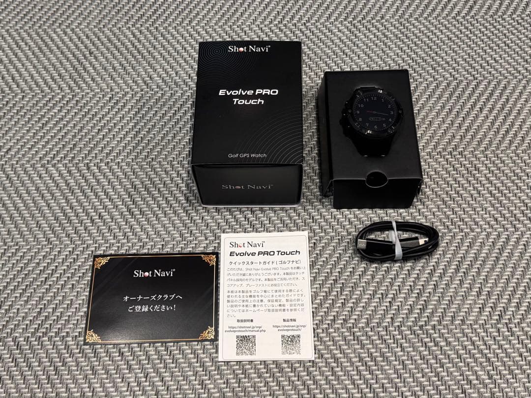 Shot Navi Evolve PRO Touch 腕時計型GPSナビ