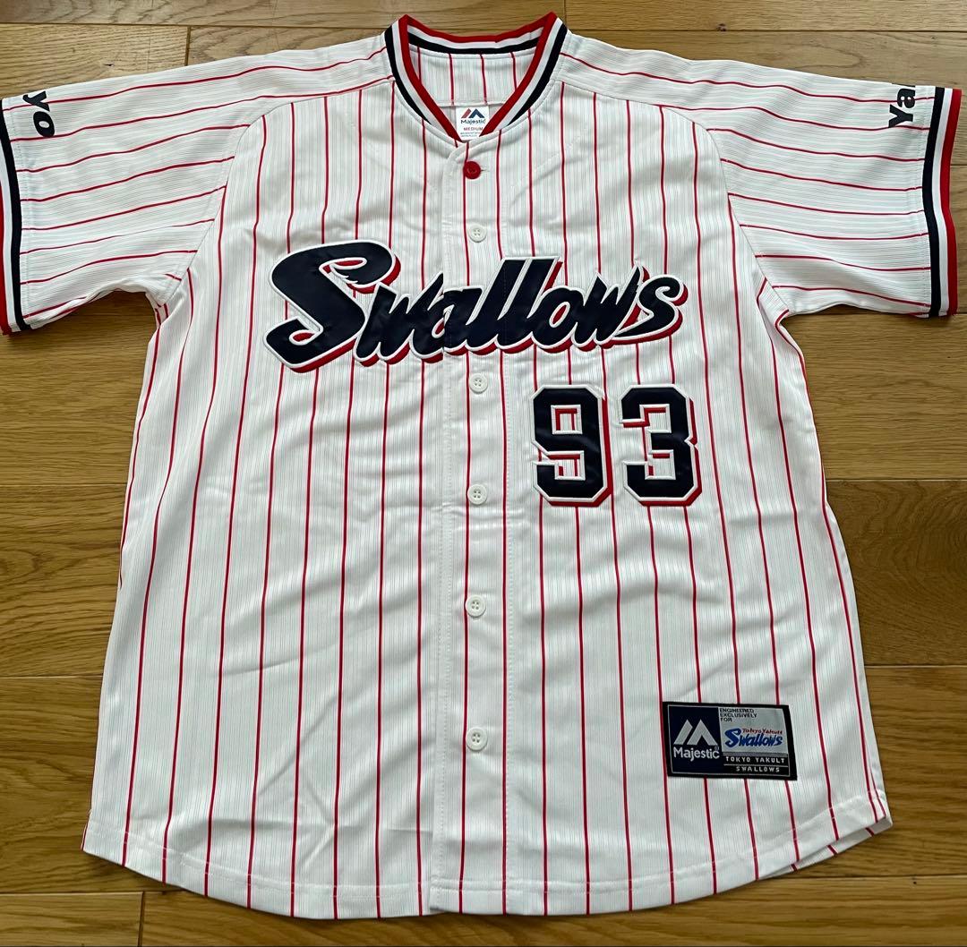 【美品】松本友　ヤクルトスワローズ　レプリカユニフォーム　93番