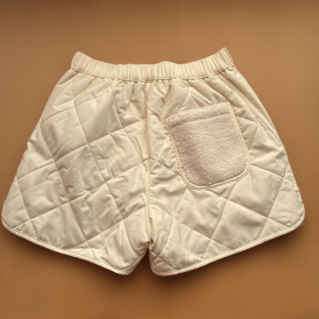 ★新品★25FW今期品プリンス WF5853 キルティング中綿ショートパンツ M