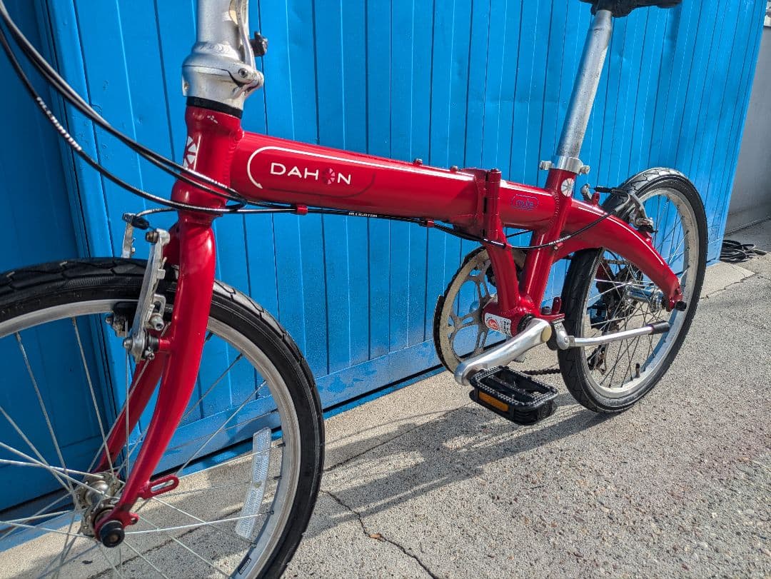 DAHON route 20インチ　折り畳み　中古　自転車 名古屋市夜配送無料