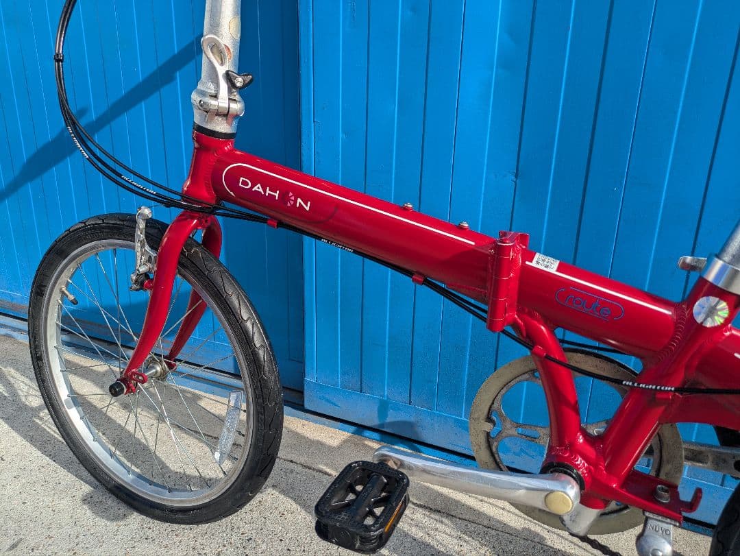 DAHON route 20インチ　折り畳み　中古　自転車 名古屋市夜配送無料
