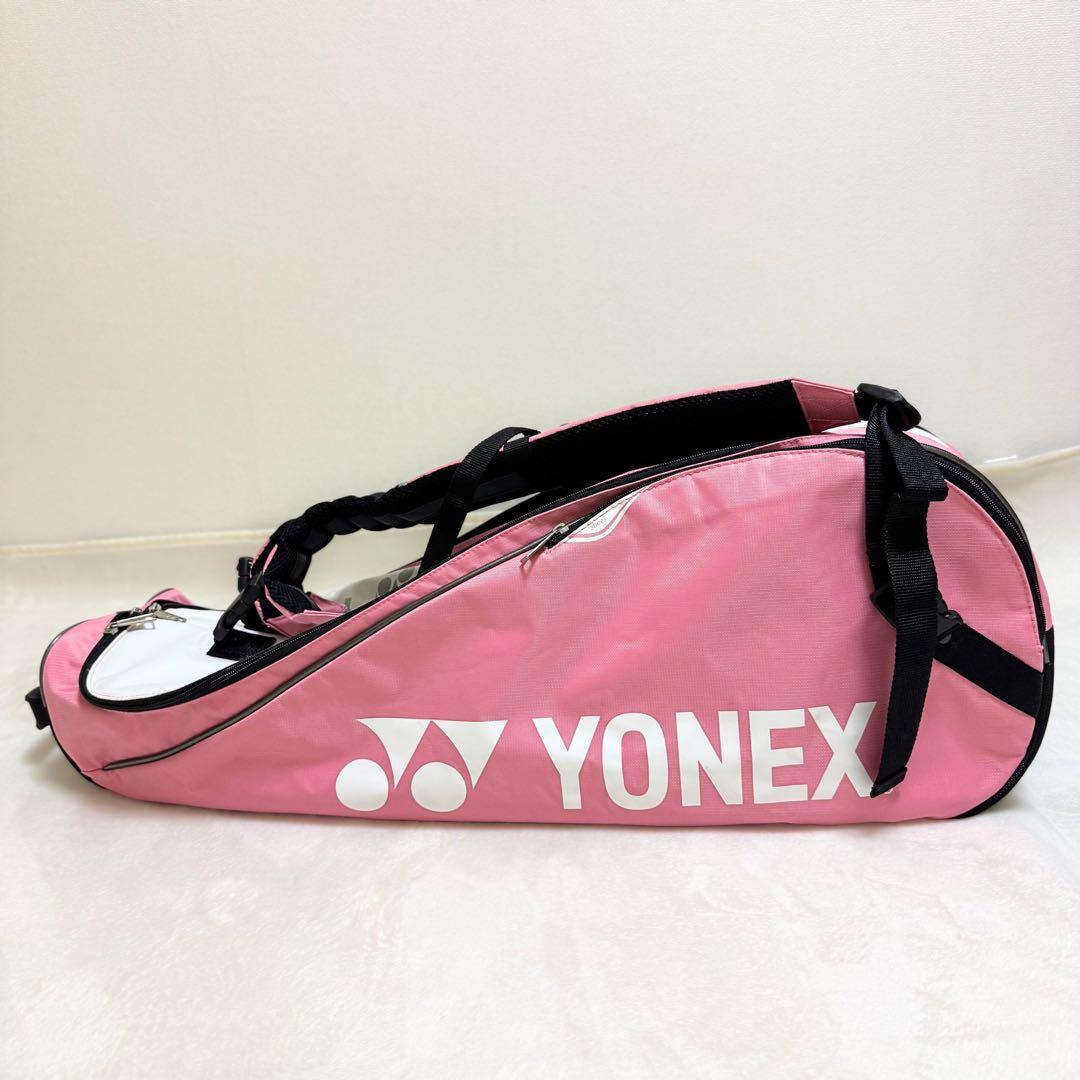 【YONEX】美品 バドミントンバッグ ラケットバッグ テニス ピンク