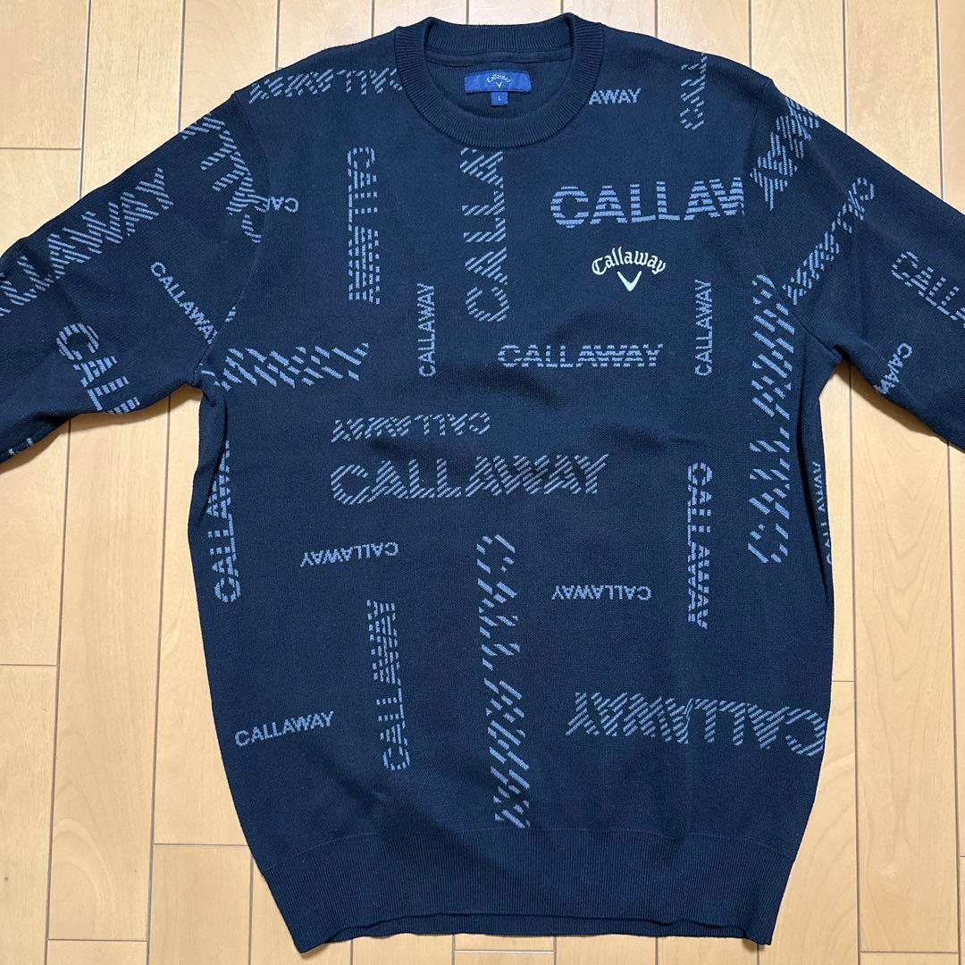 Callaway ブラック セーター Lサイズ