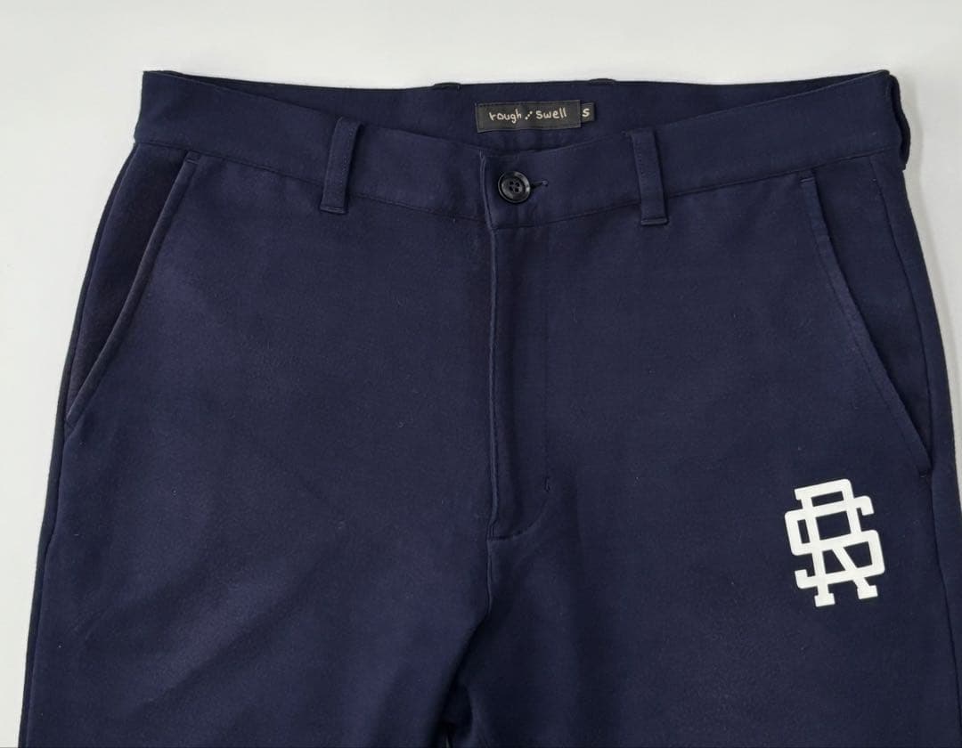 Rough & Swell スウェット型パンツ ネイビー S