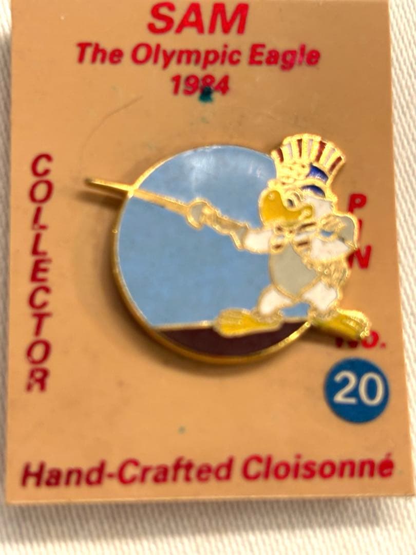 オリンピックOlympic ピンバッジ　1984ロサンゼルス　ミラノコルティナ