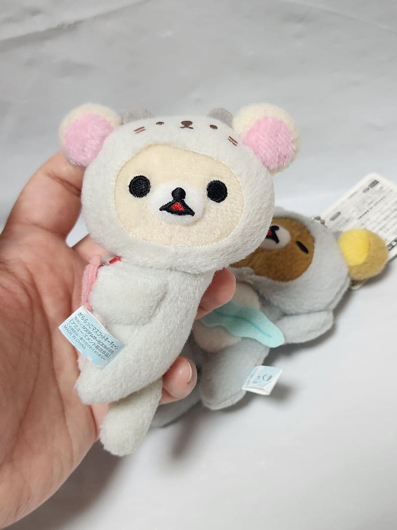 だららっこ　マスコットキーチェーン　３個セット