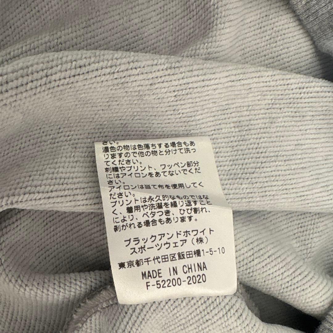 アンパスィ and per seハーフジップ　スウェット　グレー　ロゴ　おしゃれ