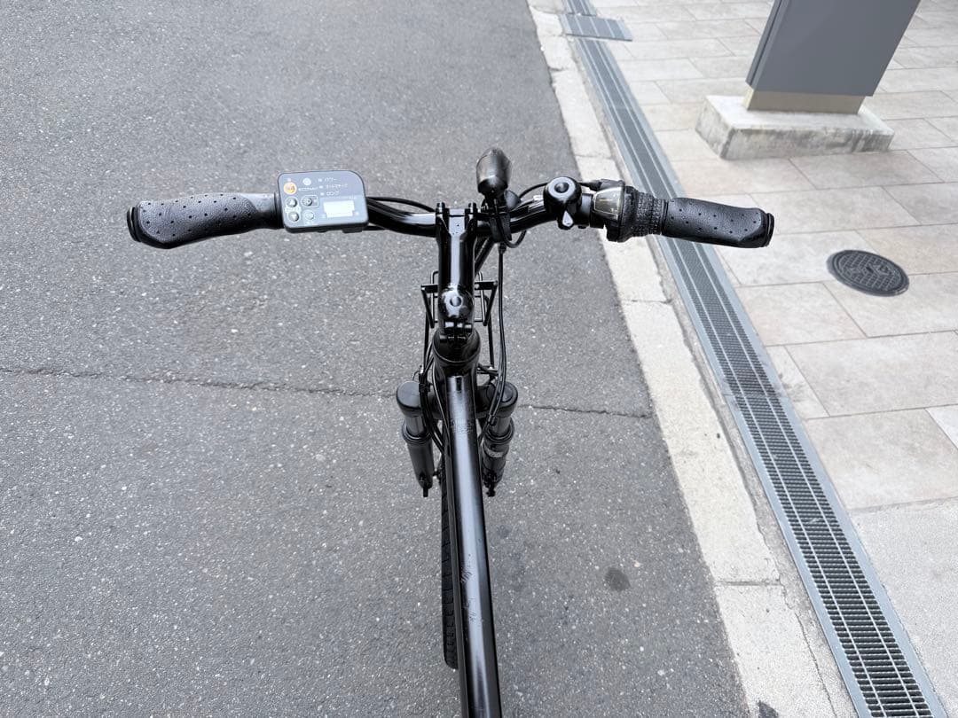 大阪府　Panasonic 電動アシスト自転車 スポーツタイプ 黒