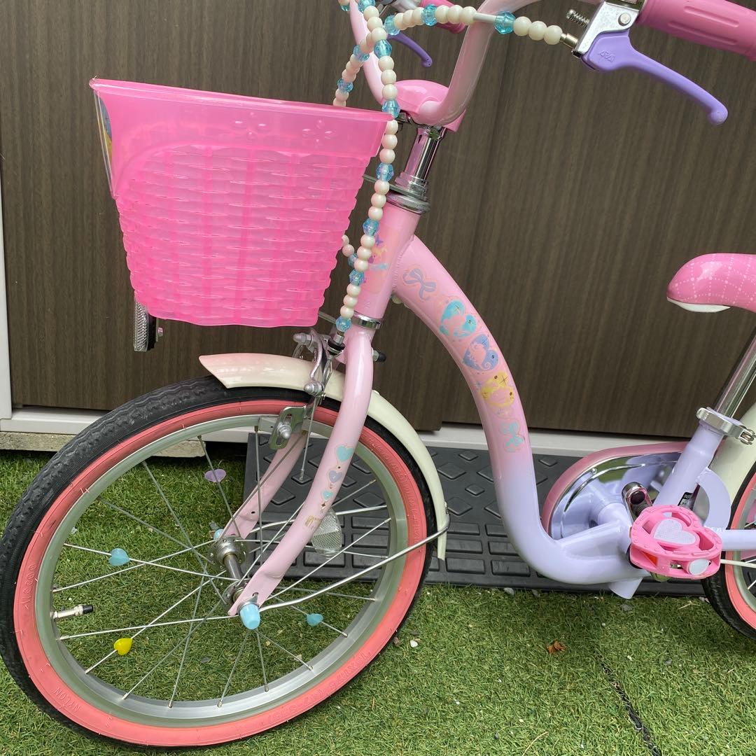 プリンセス自転車　自転車 女の子 子供用ディズニープリンセス　ピンク18インチ