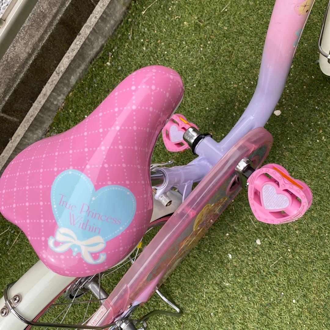 プリンセス自転車　自転車 女の子 子供用ディズニープリンセス　ピンク18インチ