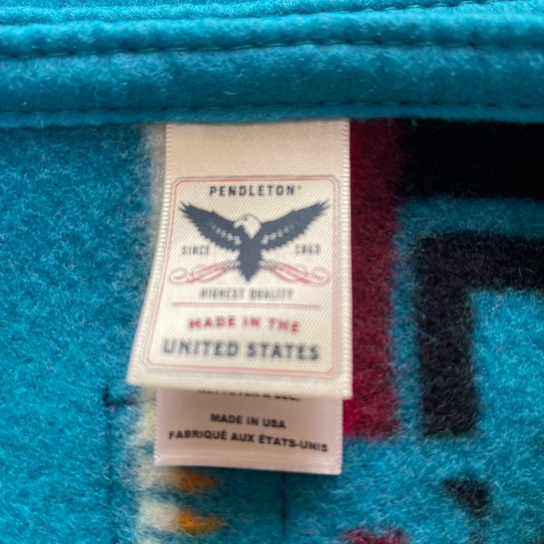新品　Pendleton ウールブランケット　83.5×110ネイティブデザイン