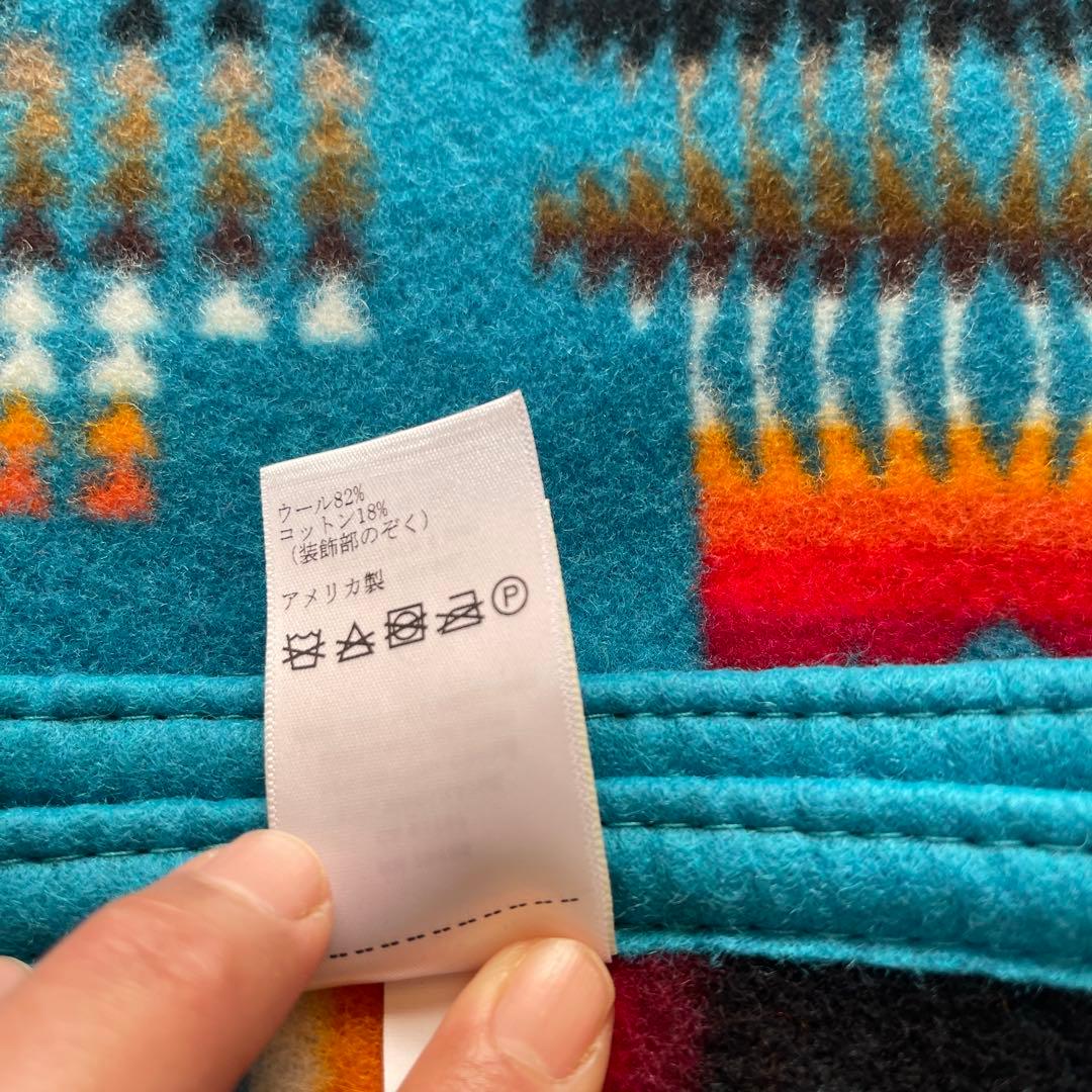 新品　Pendleton ウールブランケット　83.5×110ネイティブデザイン