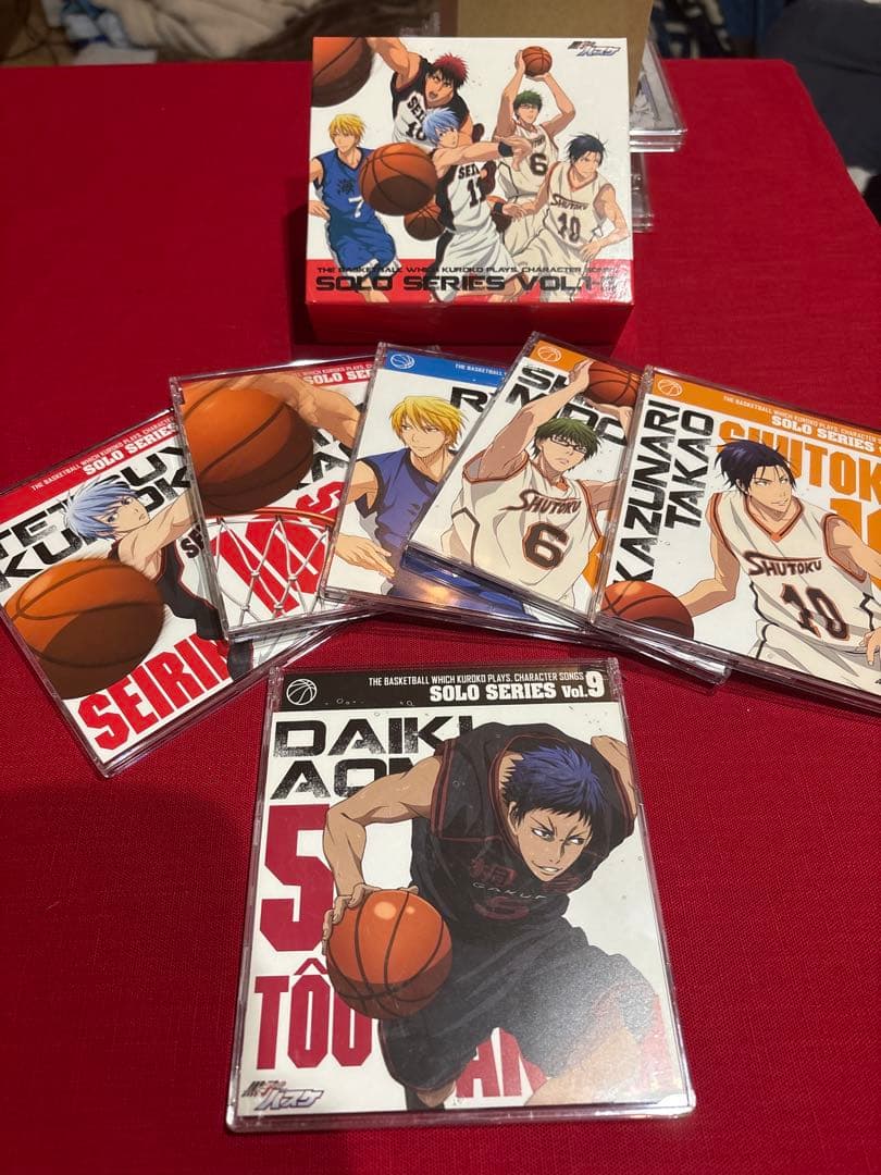 黒子のバスケ CD グッズ まとめ売り BOX付 青峰 黄瀬 黒子 緑間 高尾
