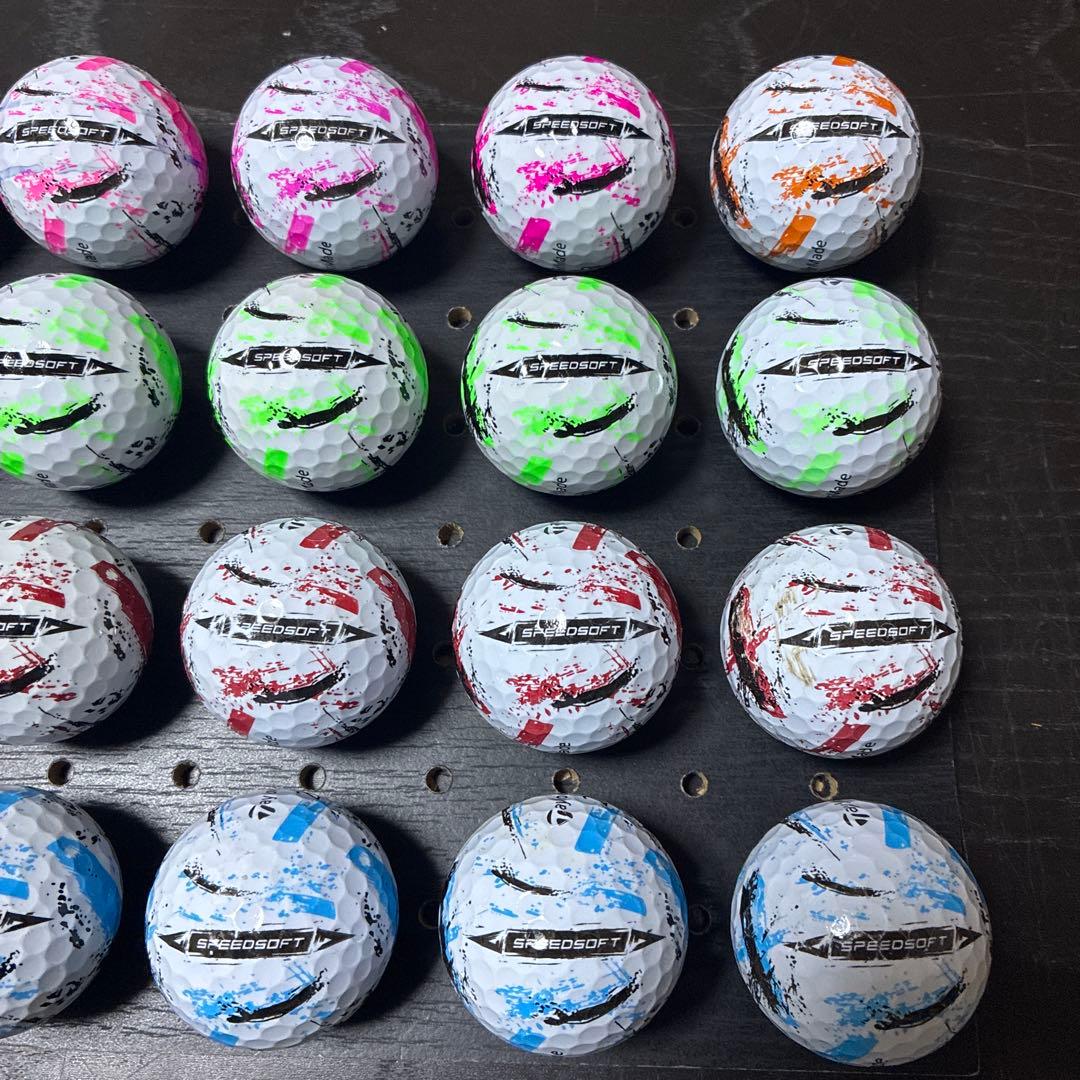 【美品】テーラーメイド SPEEDSOFT24球（132）　　　　　ロストボール