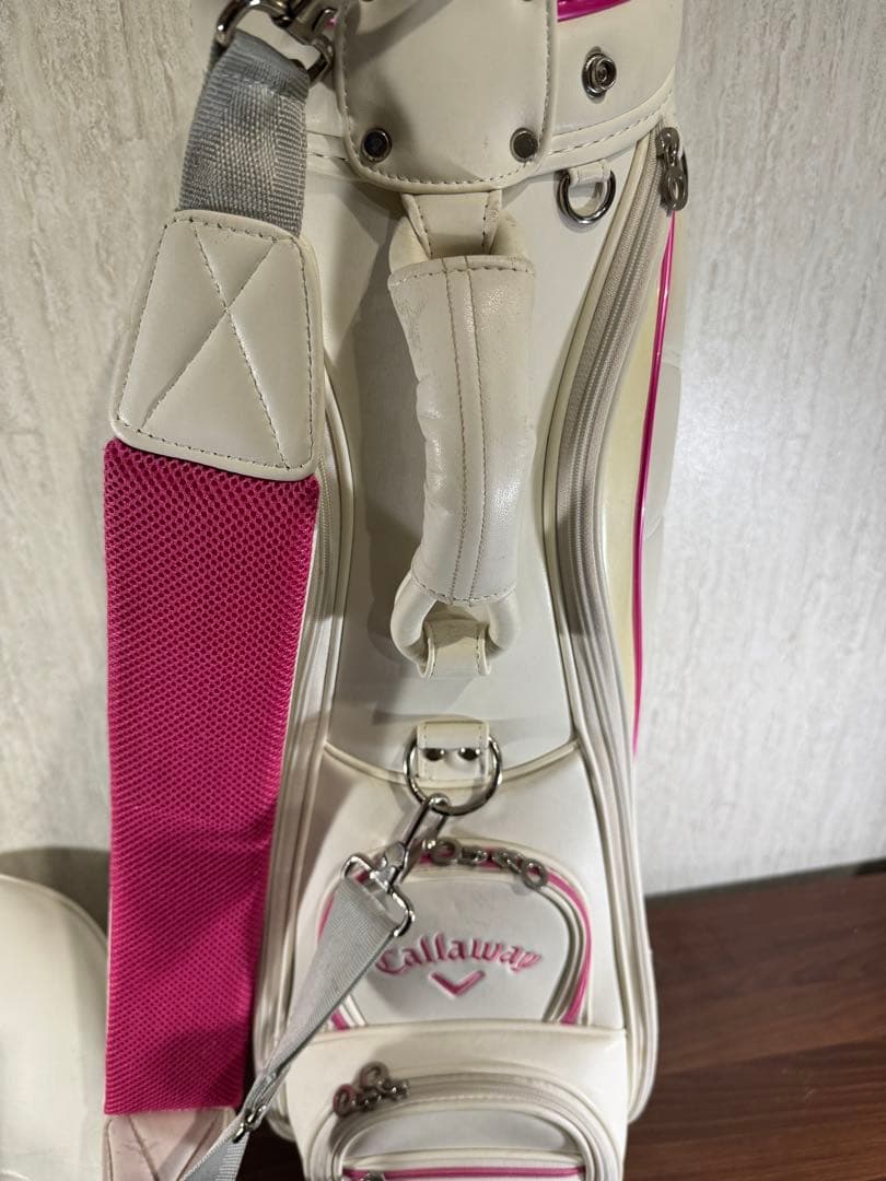 Callaway ゴルフバッグ・キャディバッグ ホワイト・ピンク　レディース