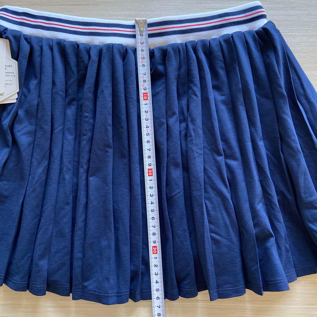 【新品】FILA テニスウェア プリーツスコート フィラネイビー11800円