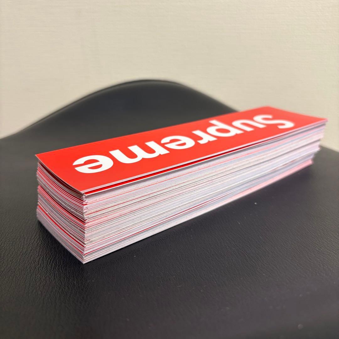 Supreme ステッカー 100枚 Box Logo Red BOGO