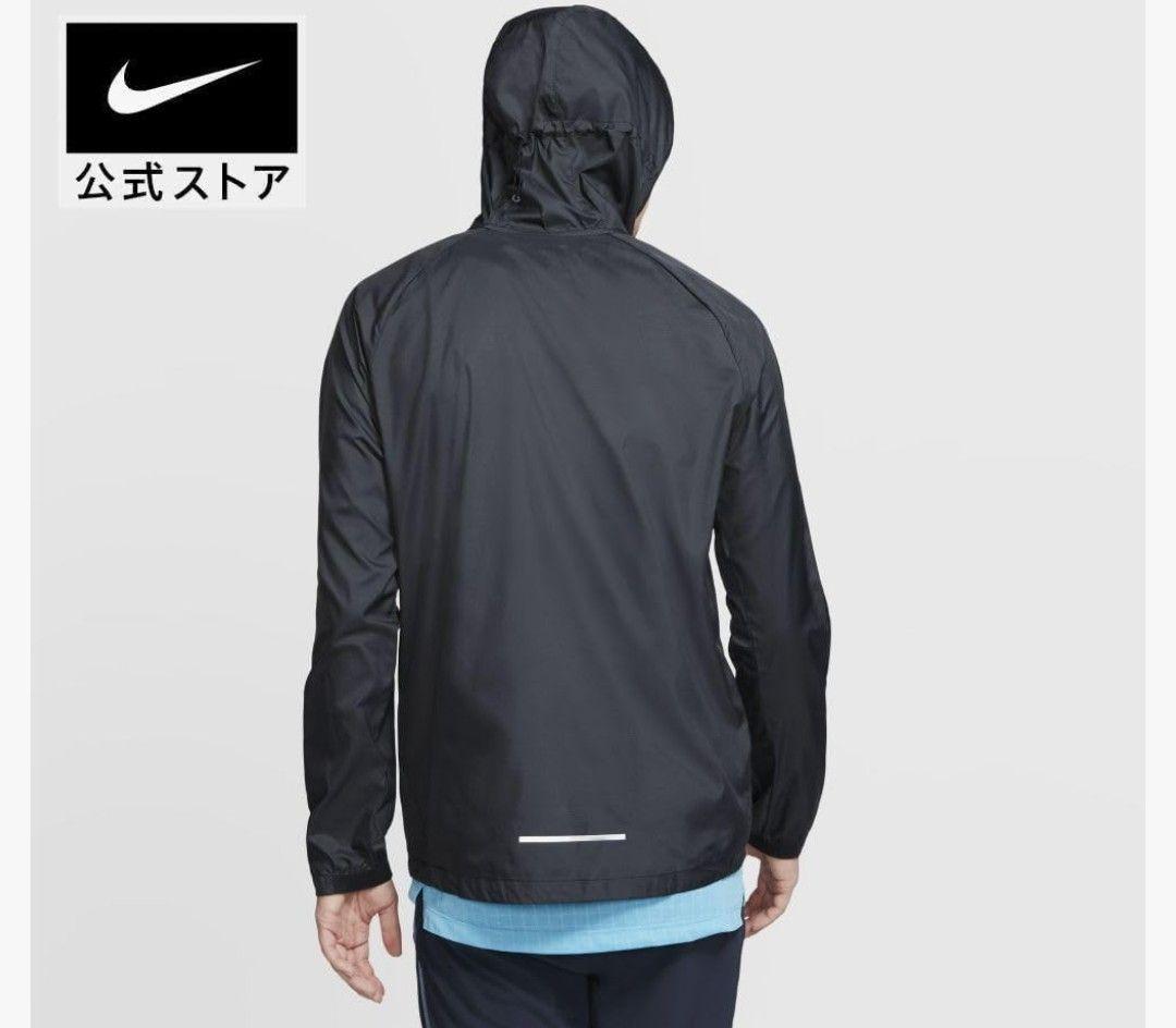 Nike ナイキ エッセンシャルフーデッドランニングジャケット 黒 L