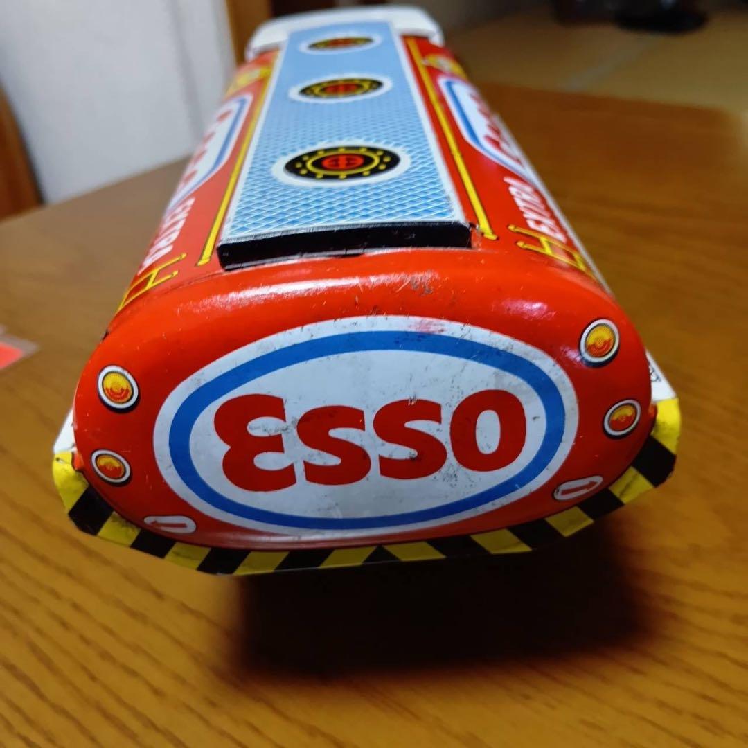 【レトロ】ESSO エッソ　タンクローリー　ブリキ製