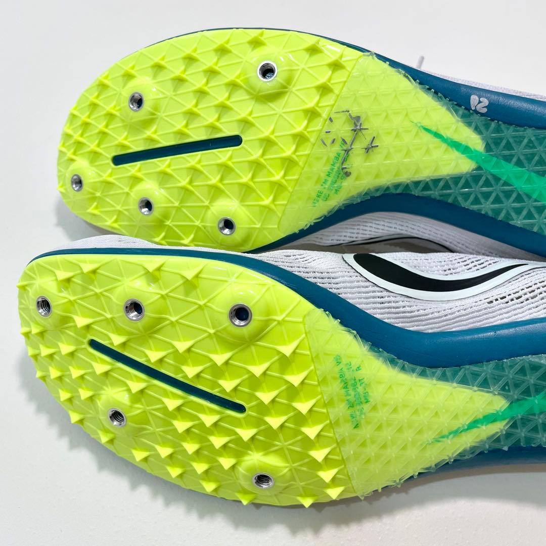 NIKE ナイキ 陸上スパイク 27.5cm Zoom Mamba 6 ホワイト