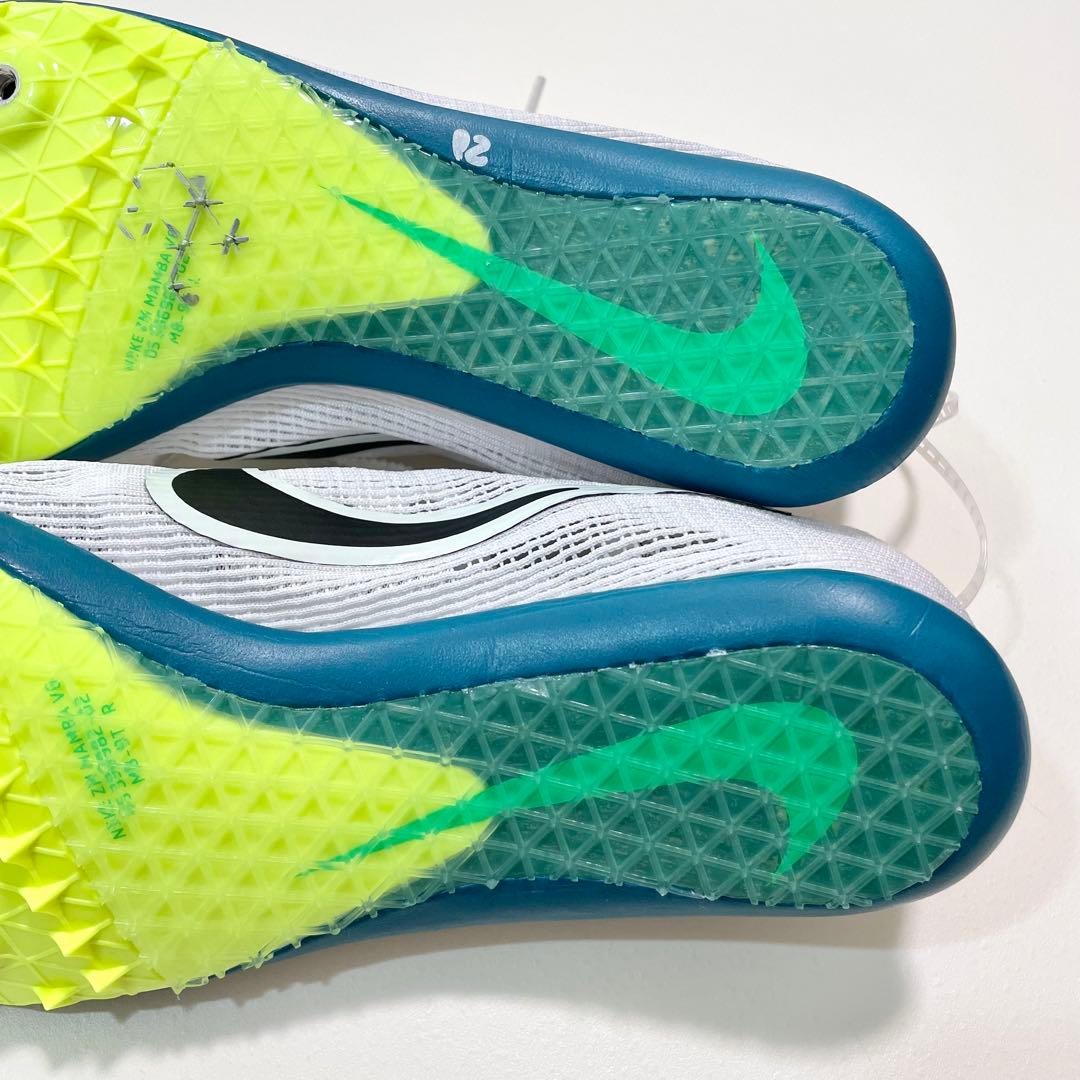 NIKE ナイキ 陸上スパイク 27.5cm Zoom Mamba 6 ホワイト