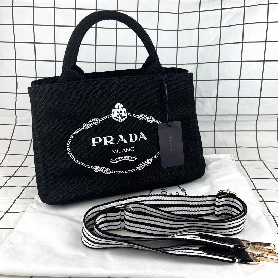 ノベルティ PRADA バッグ プラダ カナパ トート ショルダーバッグ