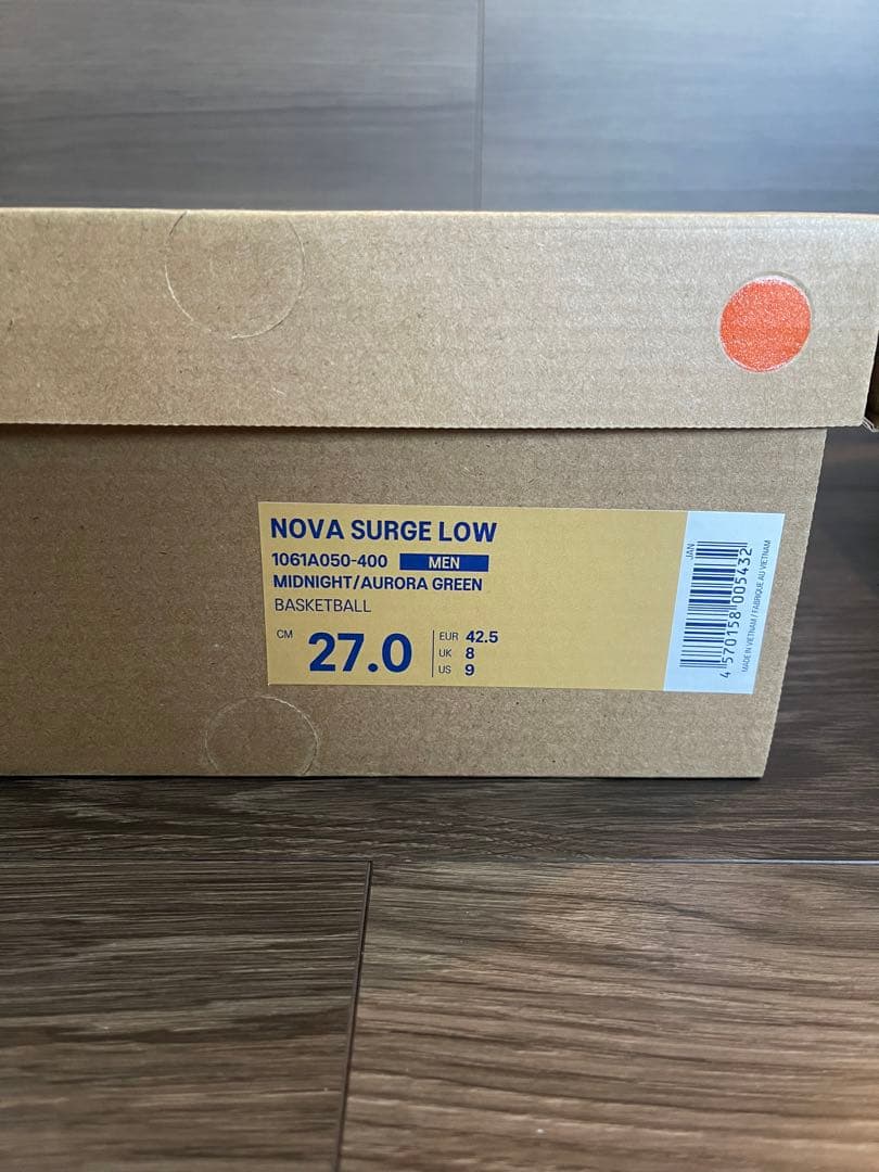 新品ballaholic ボーラホリック　nova surge low 27.0