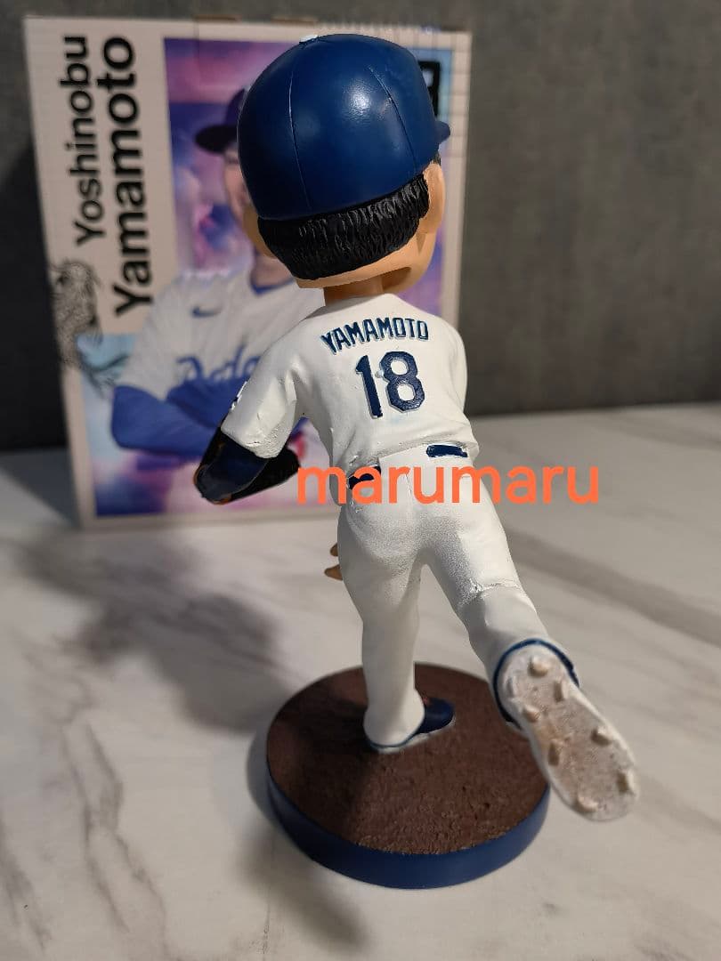 新品 山本由伸ボブルヘッド人形[本物] 6月13日ドジャーススタジアム限定配布①