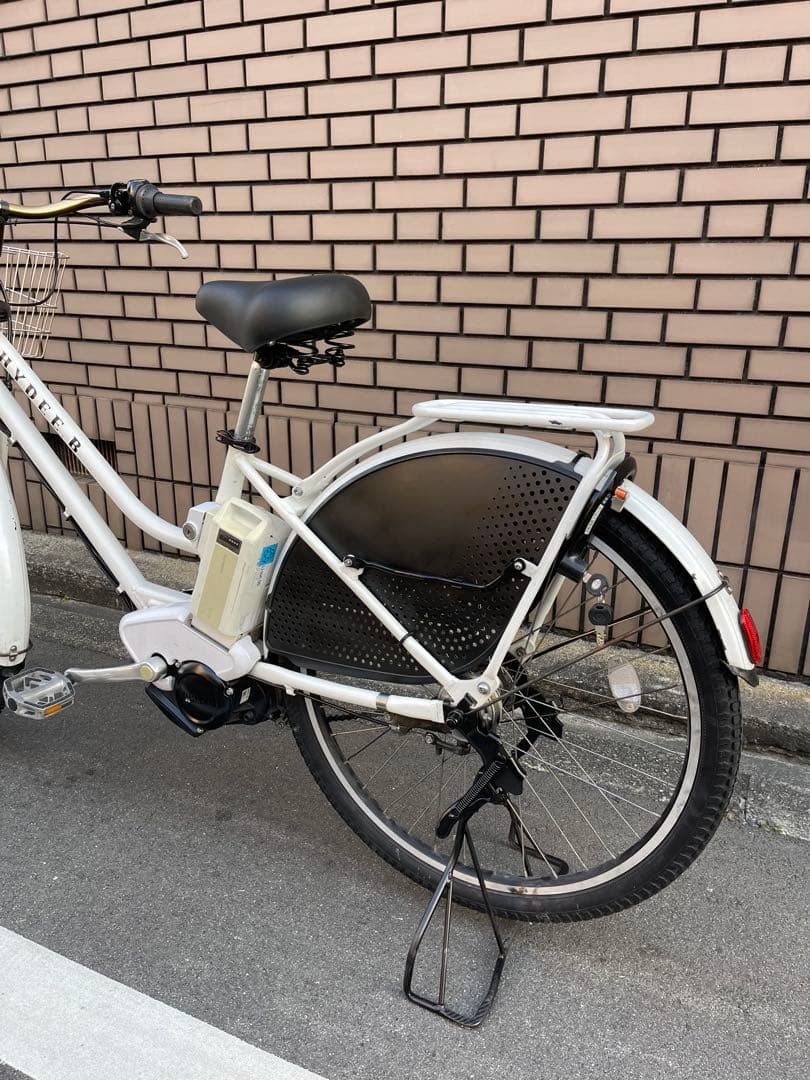 電動アシスト自転車 ホワイト シティタイプ