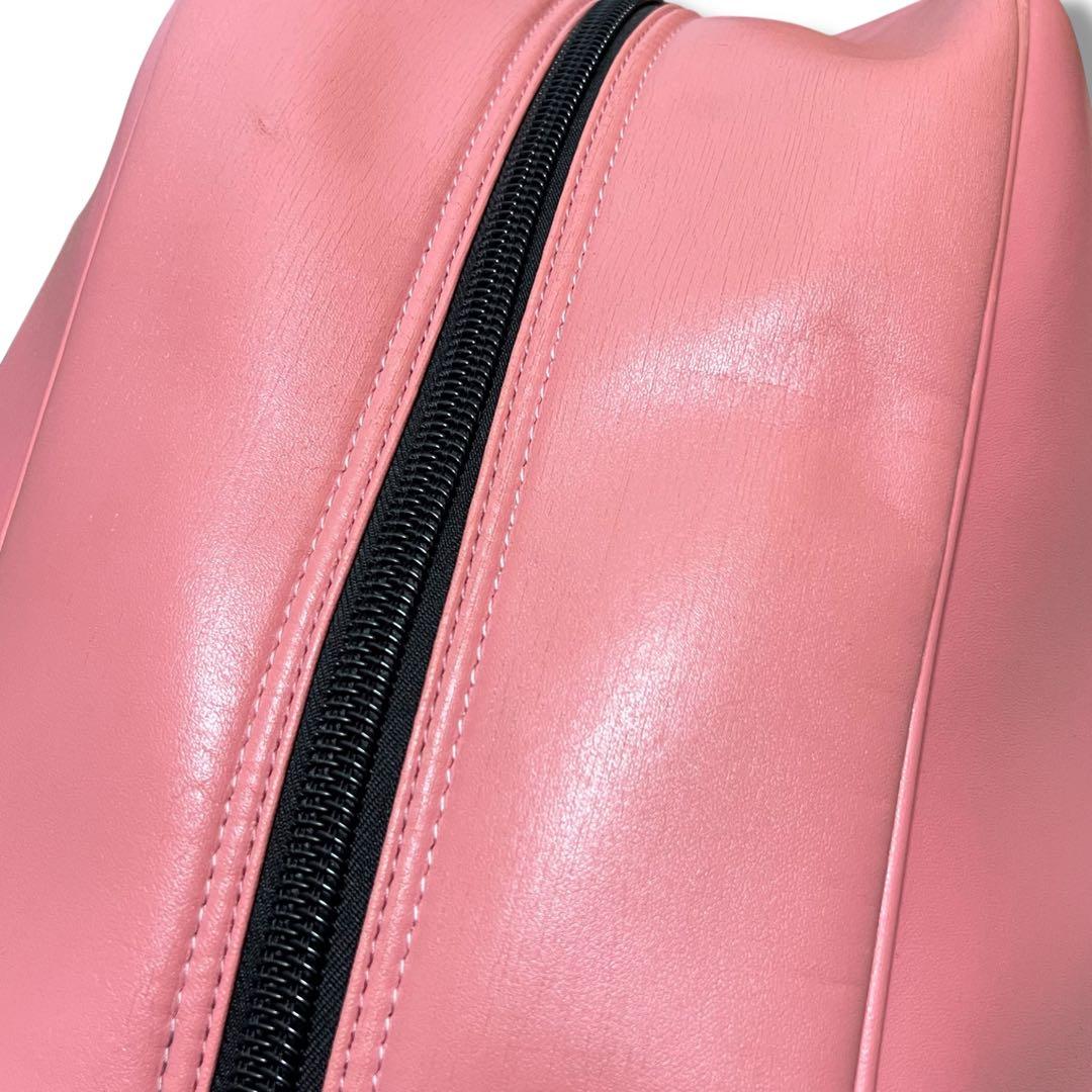 訳あり パーリーゲイツ スタンドキャディバッグ ピンク 9型 ショルダー欠品
