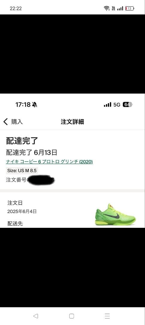 Nike Kobe 6プロトログリンチ