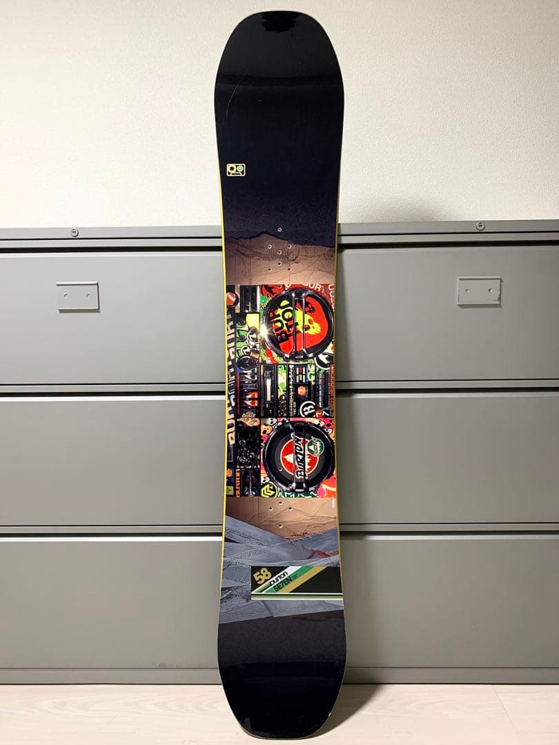 希少【美品】BURTON バートン✨SEVEN158 ✨バートン✨3Dプレート付