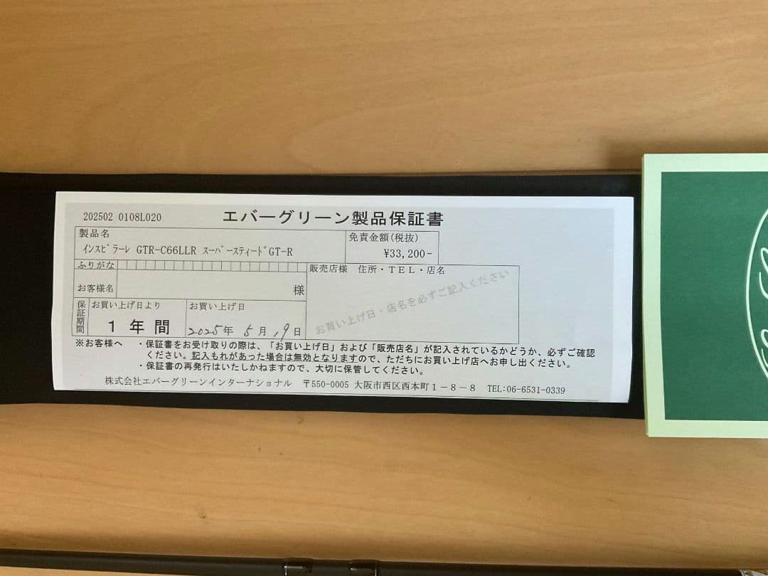 エバーグリーン インスピラーレ GTR-C66LLR スーパースティードGT-R