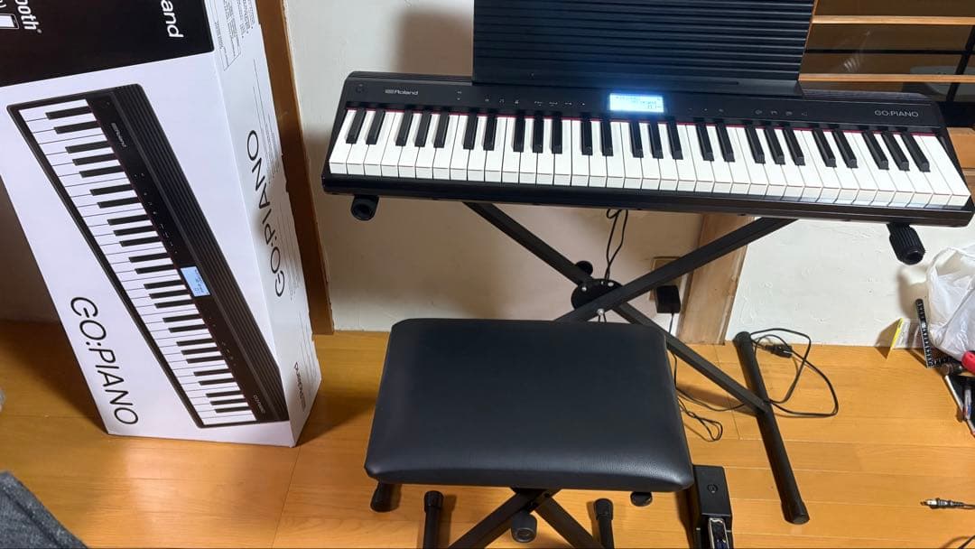 Roland GO-61P + DP-10ペダル + イス + スタンド