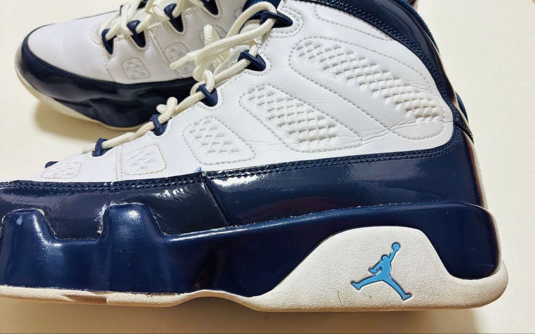 ⭐️夏休み値引き　Air Jordan 9 ホワイト/ネイビー