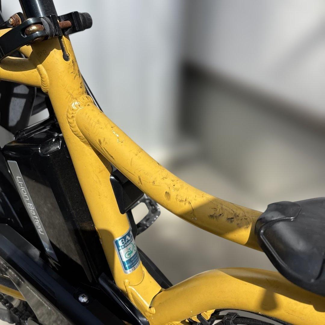 パナソニック EZ 電動アシスト自転車 イエロー チャイルドシート付 yepp