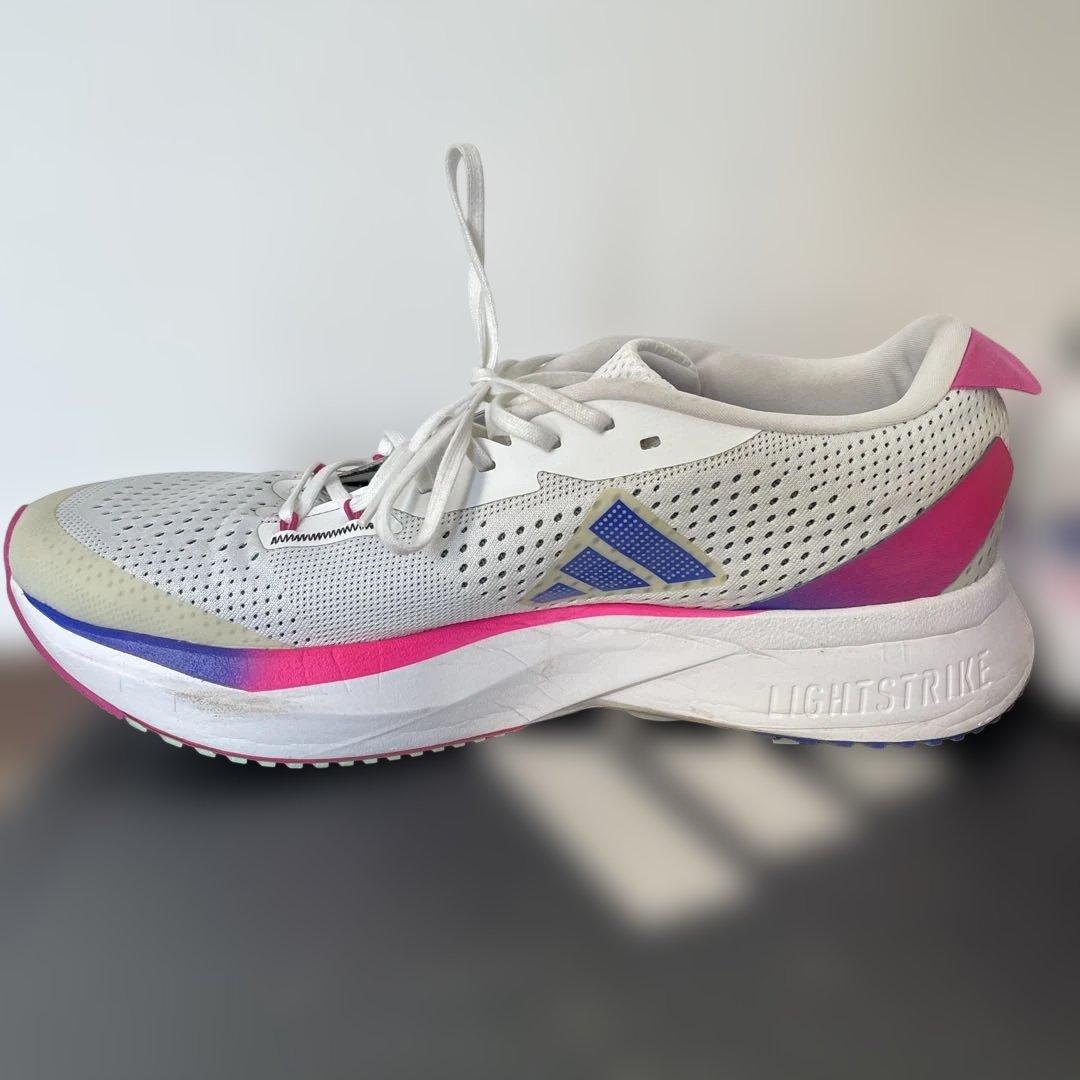 adidas ADIZERO SL(28.5cm・ホワイト/ピンク/パープル)