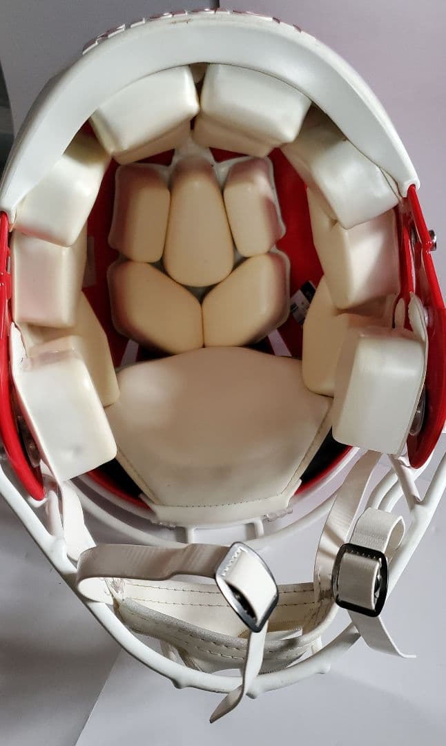 【美品】Riddell アメリカンフットボールヘルメット 赤