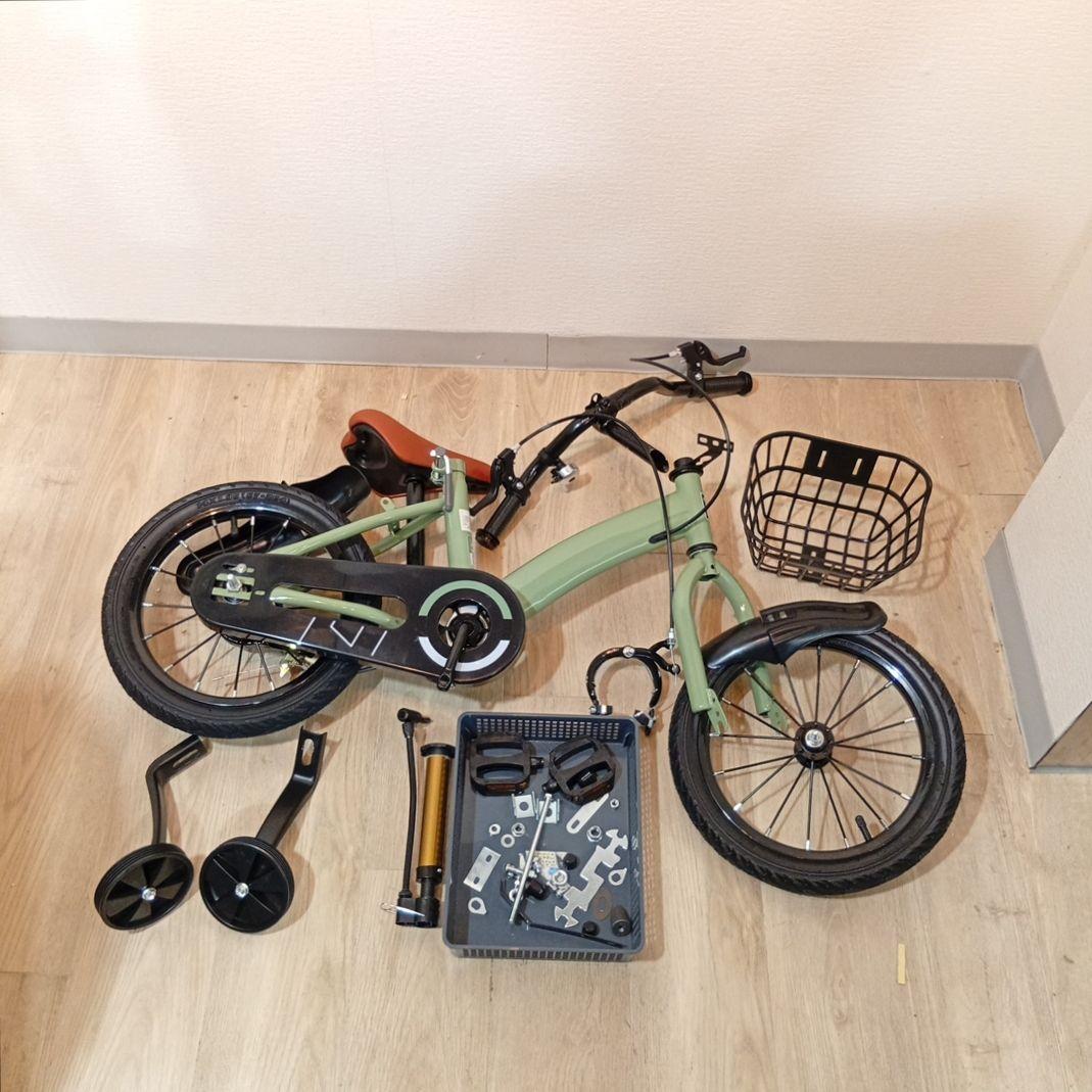 032805 140 子供用自転車 14インチ 　補助輪付き
